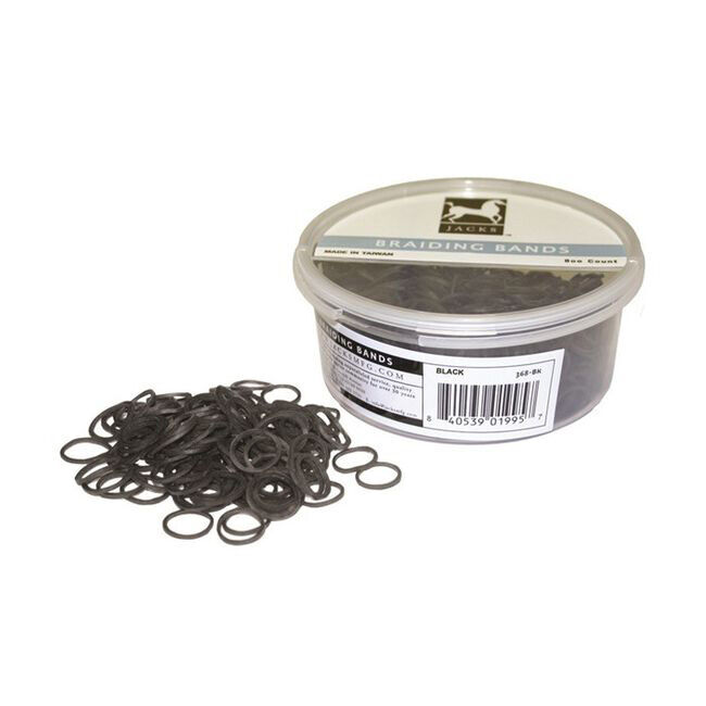 Jacks Manufacturing Braiding Bands - 800-Pack image number null