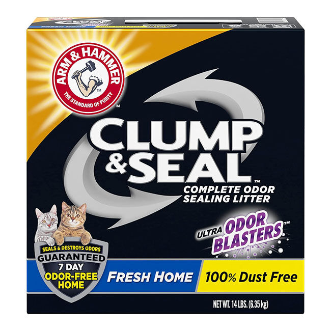 Arm & Hammer Clump & Seal Odor-Sealing Clumping Litter - Fresh Home Scent - 14 lb image number null