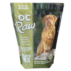 OC Raw Frozen Raw Meaty Rox - Turkey & Produce Recipe