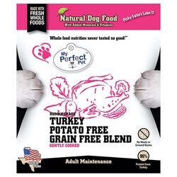 My Perfect Pet Gently Cooked Dog Food - Tino's Glycemic-Friendly Turkey Blend