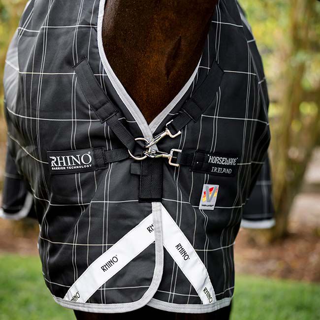 Horseware Rhino Wug with Vari-Layer (250g Medium) - Black Check image number null