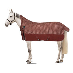 Horze Avalanche Turnout Rug with High Neck (0g) - Smoked Paprika
