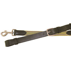 Intrepid International Legacy Premium Leather with Elastic Side Reins - Havana
