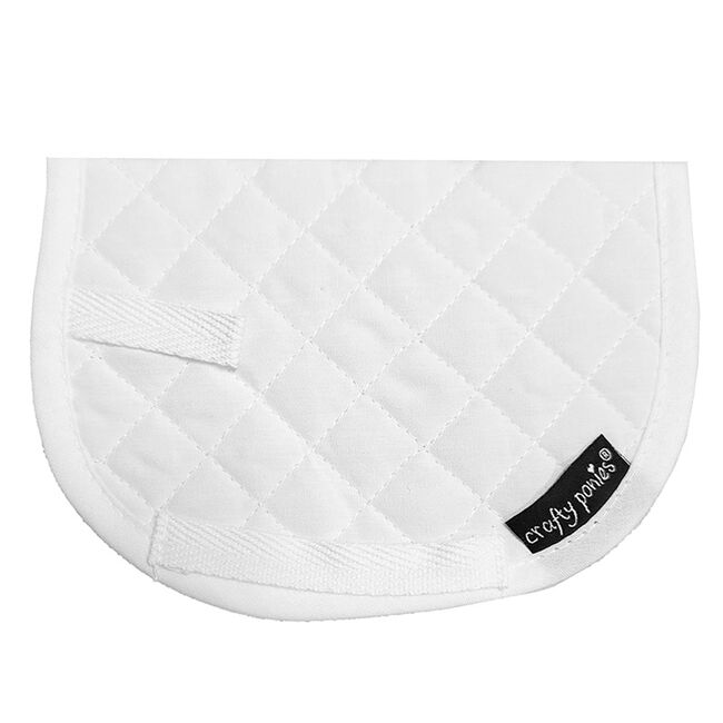 Crafty Ponies Toy Quilted Saddle Pad with Instruction Booklet - White image number null