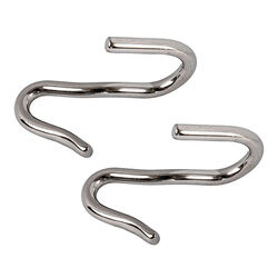 Myler Stainless Steel J Curb Hooks