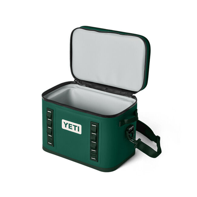 YETI Hopper Flip 18 Soft Cooler - Black Forest Green image number null
