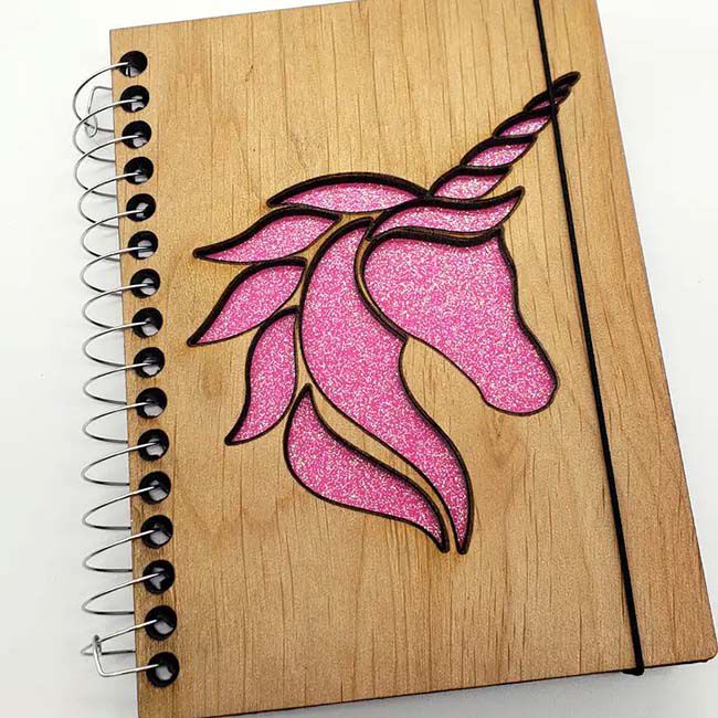Genesis 3D Pocket Journal - Pink Unicorn image number null