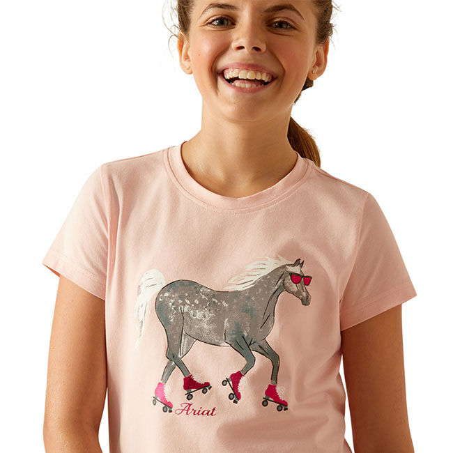 Ariat Kids' Roller Pony T-Shirt - Blushing Rose image number null