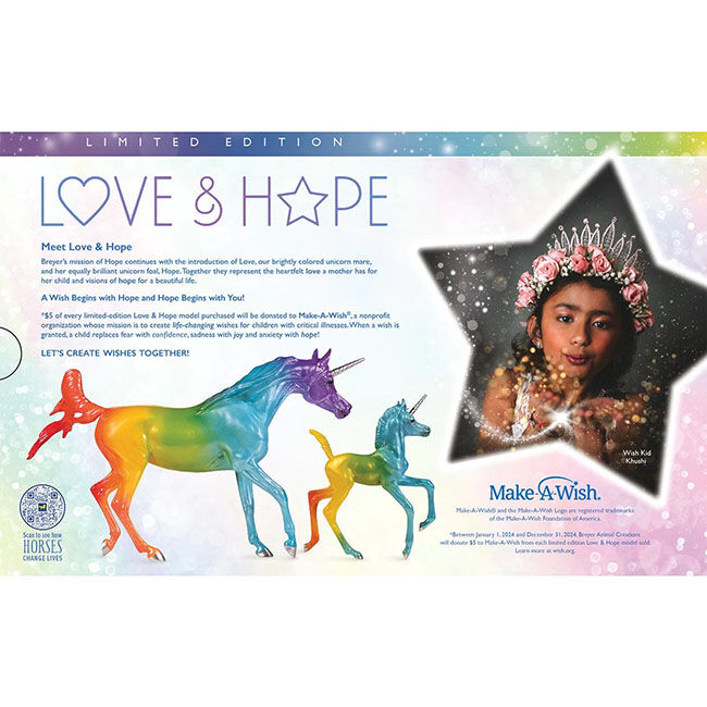 Breyer 2024 Hope Horse - Love & Hope image number null