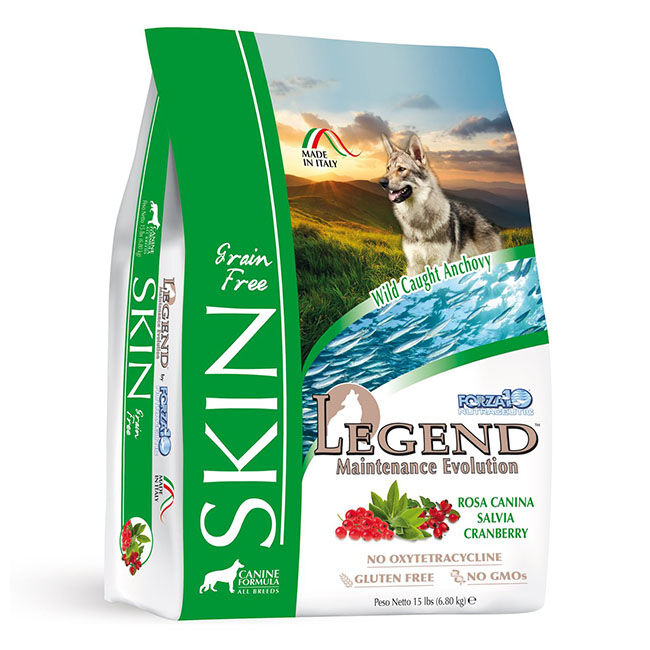 Forza10 Nutraceutic Legend Skin GrainFree WildCaught Anchovy Dog Food 15lb