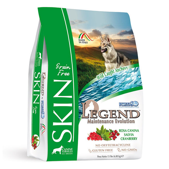 Forza10 Nutraceutic Legend Skin Grain-Free Wild-Caught Anchovy Dog Food - 15lb image number null
