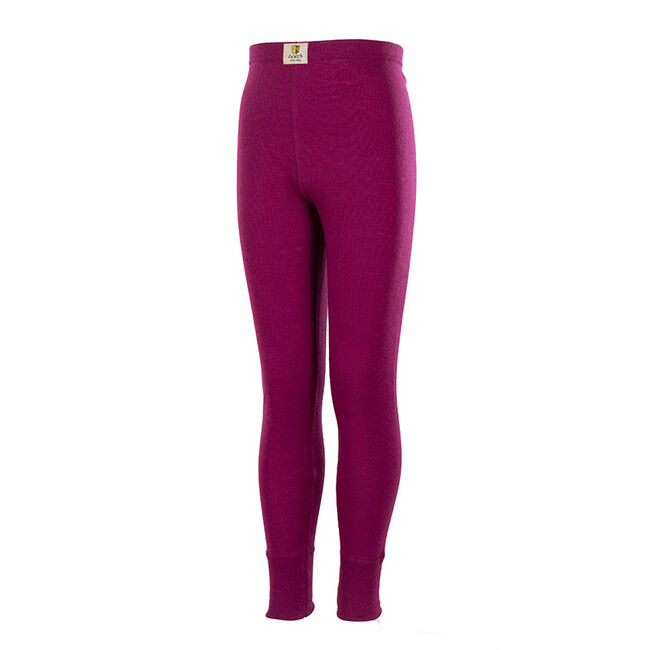 Janus Kids' 100% Merino Wool Go Wool Leggings - Burgundy image number null