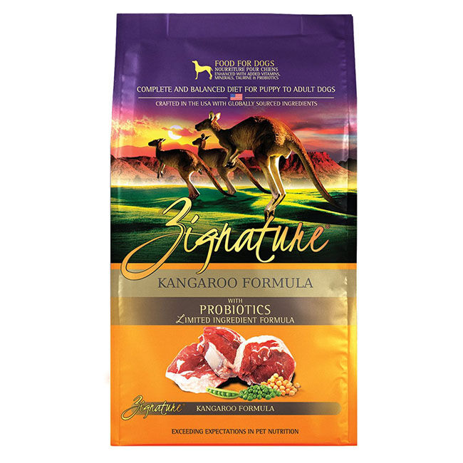 Zignature Kangaroo Dry Dog Food image number null