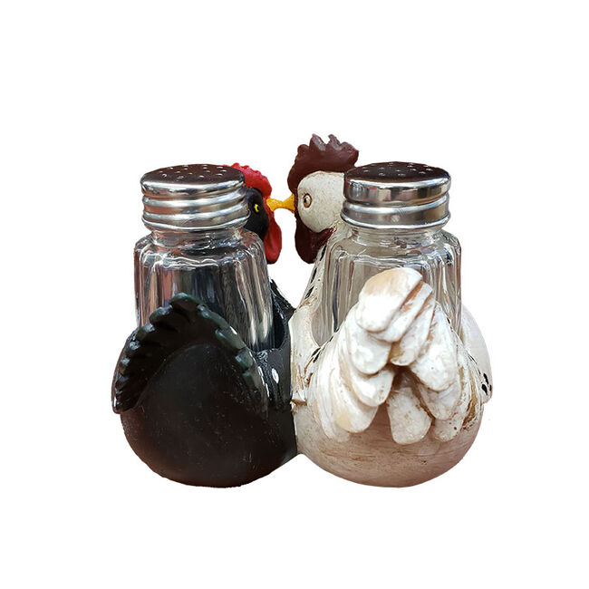 JT International Chickens Salt & Pepper Shaker Set image number null