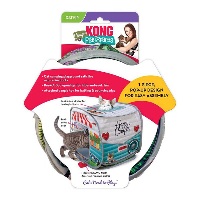 Kong PlaySpaces Catnip Camper image number null