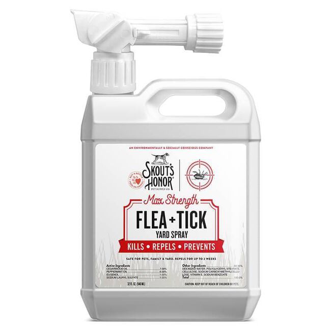 Skout's Honor Max Strength Flea & Tick Yard Spray - 16 oz image number null