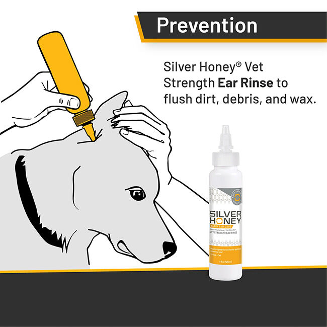 Absorbine Silver Honey Rapid Ear Care Vet Strength Ear Rinse - 4 oz image number null