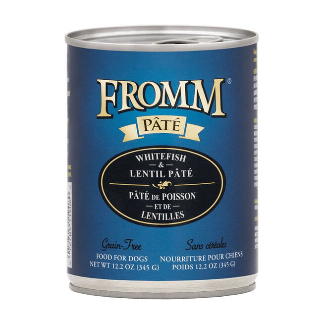 Fromm Dog Food - Whitefish & Lentil Pate - 12.2 oz image number null