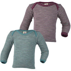 Engel Baby Wool/Silk Blend Striped Shirt