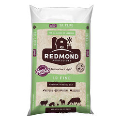 Redmond Agriculture 10 Fine Premium Mineral Salt with Garlic