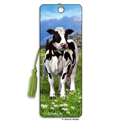 Artgame 3D Bookmark - Daisy the Cow