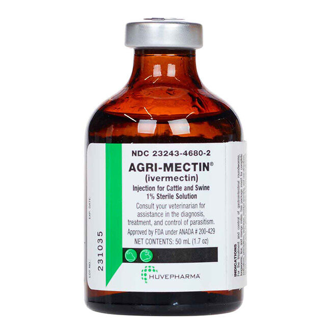 Agri-Mectin Injection for Cattle and Swine image number null