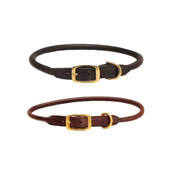 Dogs and horses rolled leather deals collar