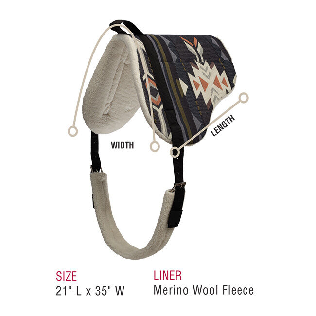 Weaver Equine All Purpose Bareback Pad image number null