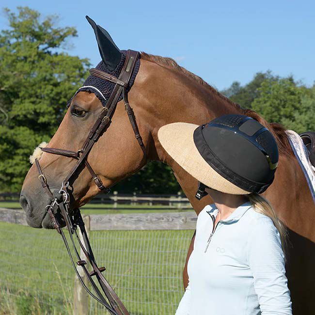 EquiVisor Natural Jute Sun Protection Visor image number null