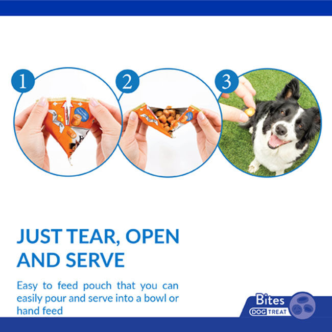 Inaba Churu Fun Bites Dog Treats - Chicken with Cheese Recipe - 8-Pack image number null