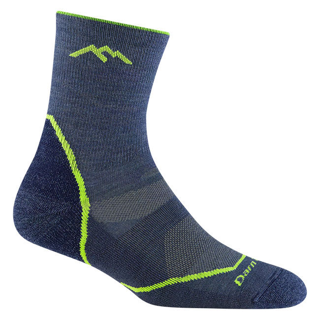 Darn Tough Kids' Light Hiker Micro Crew Lightweight Hiking Sock - Denim image number null
