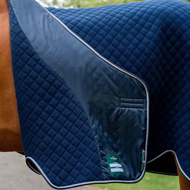 Horseware Autumn Cooler (No Fill) - Navy/Navy & Silver image number null