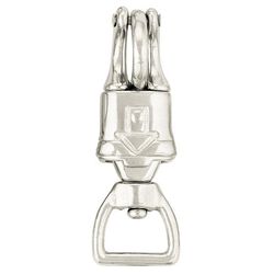 Weaver Square Panic Snap Nickel Plated, 1"