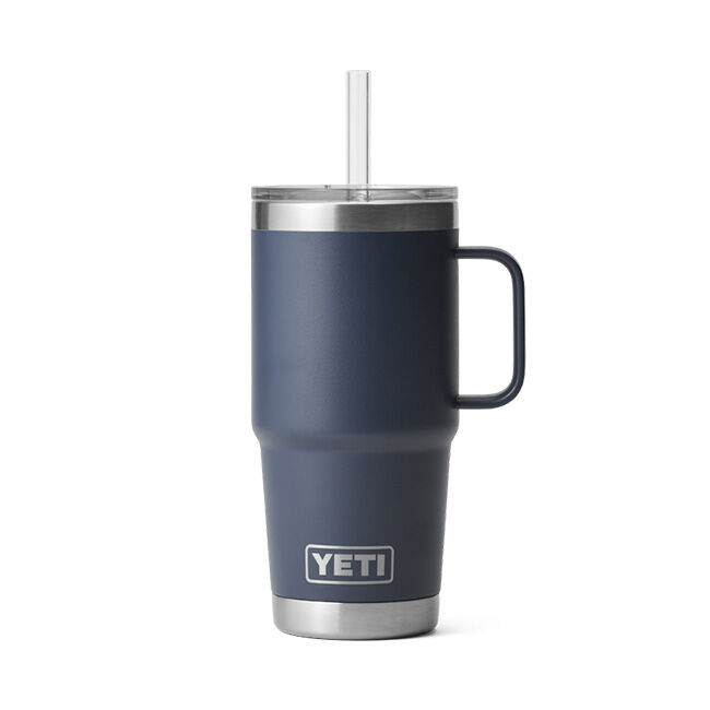 YETI Rambler 25 oz Mug with Straw Lid - Navy image number null