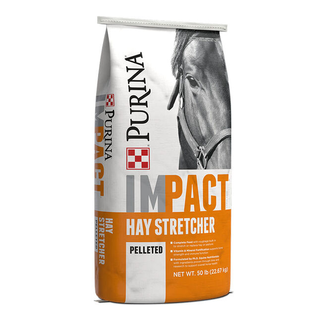 Purina Mills Impact Hay Stretcher Horse Feed image number null