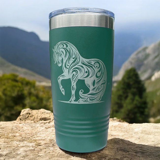 The Krafty Equestrian Travel Tumbler - Horse image number null
