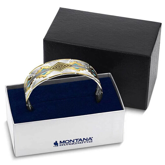 Montana Silversmiths Painted Sky Cuff Bracelet image number null