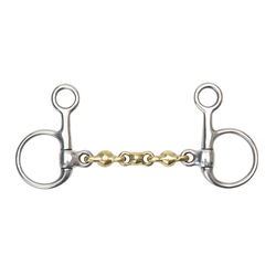 Shires Hanging Cheek Waterford with Brass Alloy Mouth