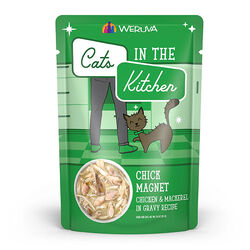 Weruva Cats in the Kitchen Cat Food - Chick Magnet with Chicken & Mackerel in Gravy - 3 oz