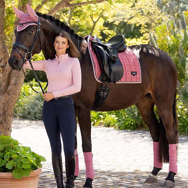 LeMieux Loire Classic Dressage Pad - Peony image number null