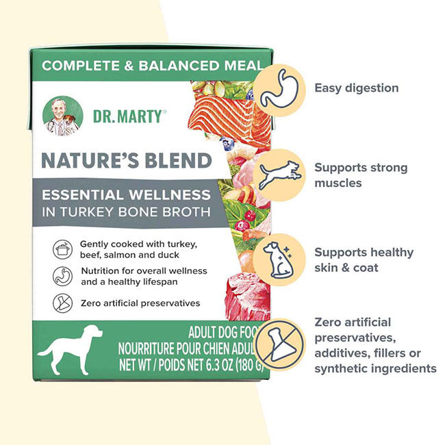 Dr. Marty Nature's Blend Essential Wellness in Turkey Bone Broth - 6.3 oz image number null
