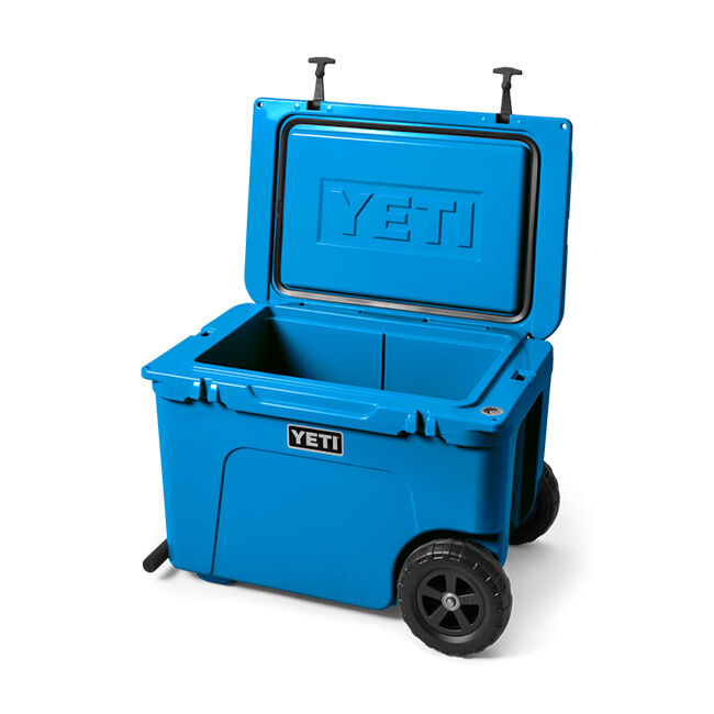 YETI Tundra Haul Wheeled Cooler - Big Wave Blue image number null