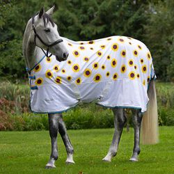 Shires Tempest Sunflower Patterned Fly Sheet