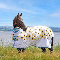 Shires Tempest Sunflower Patterned Fly Sheet