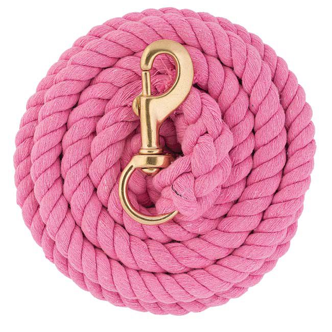 Weaver Equine Cotton Lead Rope with Brass-Plated 225 Snap image number null