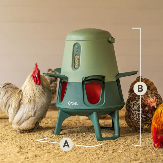 Omlet Smart No Waste Feeder - 12lb Capacity image number null