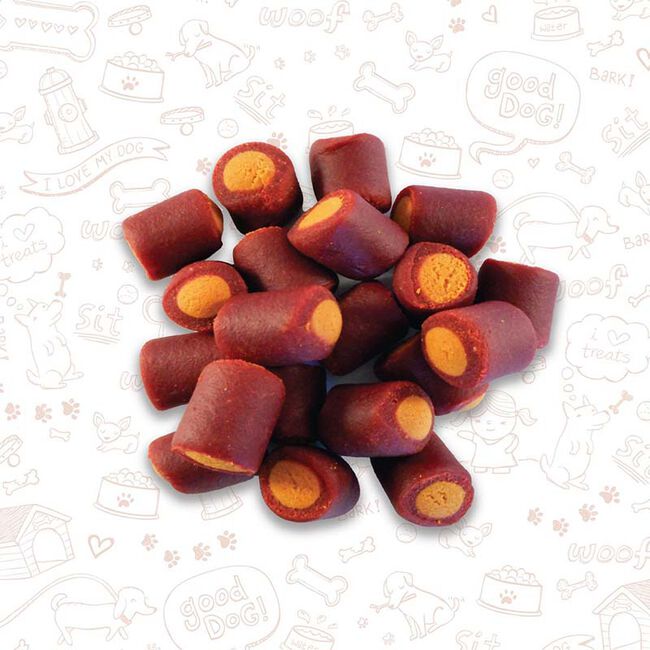 Meaty Treats Mini Dogs Soft & Chewy Dog Treats - Beef & Cheese Flavor image number null