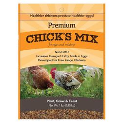 Barenbrug Chick's Mix - Premium Forage Seed Mixture - 1 lb