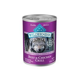 Blue Buffalo Wilderness Wet Dog Food - Beef and Chicken Grill - 12.5 oz