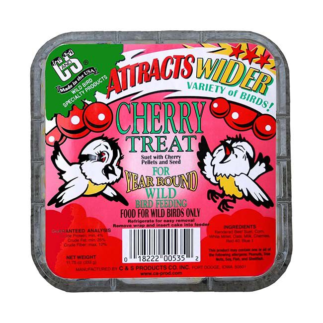 C&S Products Cherry Treat Suet - 11.75 oz image number null